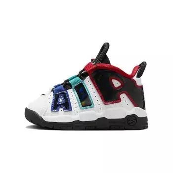 Детские кроссовки Nike Air More Uptempo CL TD All-Star White University-Red Game-Royal FV0837-100 27