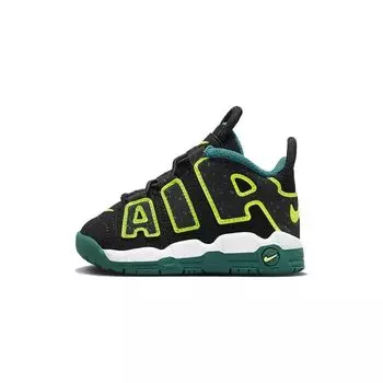 Детские кроссовки Nike Air More Uptempo TD Black Geode Teal Clear-Jade Volt DZ2811-001 26
