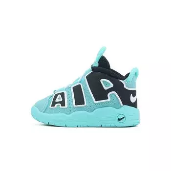 Детские кроссовки Nike Air More Uptempo TD Light Aqua Green Black White CK0825-403