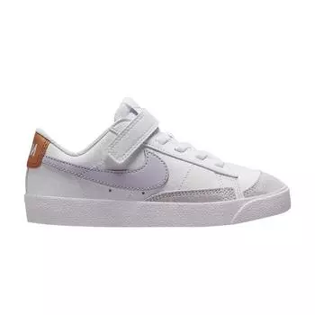 Детские кроссовки Nike Blazer Low 77 PS White Barely Grape Metallic-Med Metallic-Silver DA4075-116 31