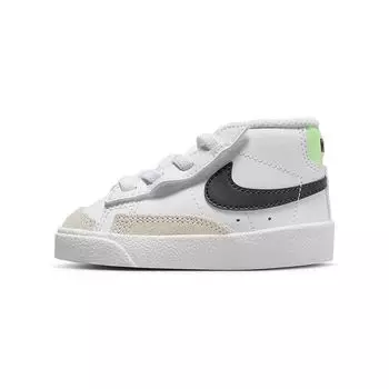 Детские кроссовки Nike Blazer Mid 77 TD White Black Volt Barely-Volt DA4088-109 27