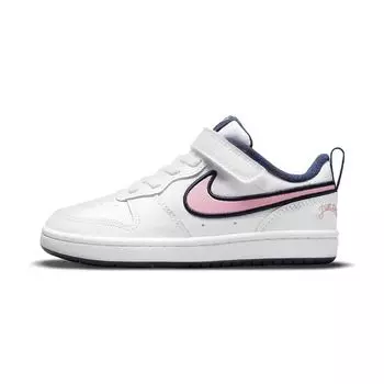 Детские кроссовки Nike Court Borough Low 2 SE PS White Pink Glaze Midnight-Navy DB3093-100 28