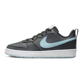 Детские кроссовки Nike Court Borough Low 2 GS Iron Grey Ocean Bliss белые BQ5448-018