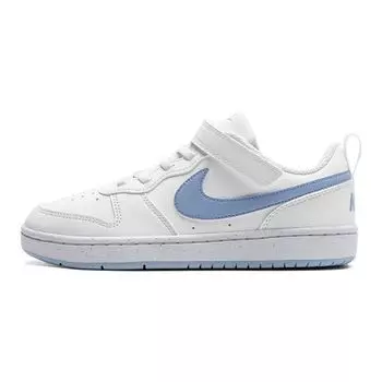 Детские кроссовки Nike Court Borough Low Recraft PS Summit Белые кобальтовые Bliss DV5457-103 28