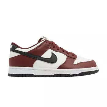 Детские кроссовки Nike Dunk Low GS Dark Team Red Black Summit-White White FZ4352-600 36