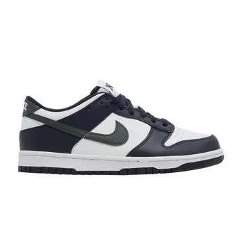 Детские кроссовки Nike Dunk Low GS Obsidian Vintage Green Blue White HF5177-400 35.5