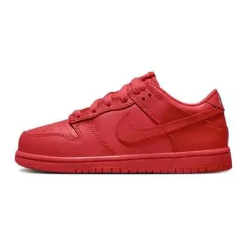 Детские кроссовки Nike Dunk Low PS Track Red Red-Stardust DH9756-601 28