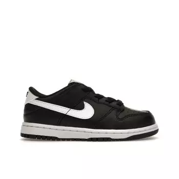 Детские кроссовки Nike Dunk Low TD Black Panda 2.0 белые FD1233-001 23.5