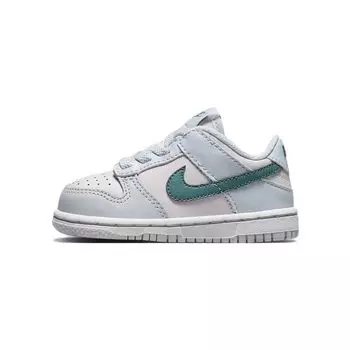 Детские кроссовки Nike Dunk Low TD Mineral Teal Серо-футбольно-серые жемчужно-розовые FD1233-002 21