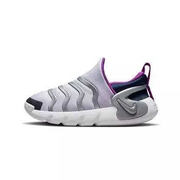Детские кроссовки Nike Dynamo Go PS Violet Frost Metallic Silver, фиолетовые, темно-синие, ярко-фиолетовые DH3437-500 35