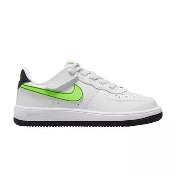 Детские кроссовки Nike Force 1 Low EasyOn PS White Green Strike черные FN0237-106 35