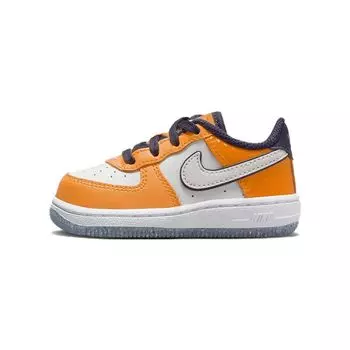 Детские кроссовки Nike Force 1 Low SE TD Clownfish оранжево-оранжевые Gridiron FJ4657-800 23.5