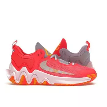 Детские кроссовки Nike Giannis Immortality 2 GS Hot Punch Mismatched, разноцветные, розовые, из пеноматериала, лазерные, оранжевые, DQ1943-600 36