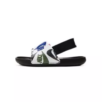 Детские кроссовки Nike Kawa Slide SE JDI TD черные, белые CW3360-010