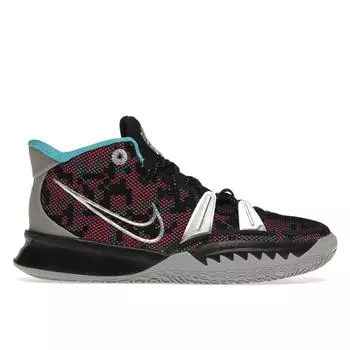 Детские кроссовки Nike Kyrie 7 GS Pixel Camo Черный Светло-Дымчато-Серый Синий-Fury CT4080-008 36