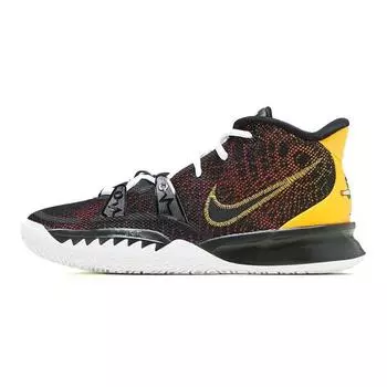 Детские кроссовки Nike Kyrie 7 GS Roswell Rayguns черные, университетское золото, оранжевый CT4080-001 38.5