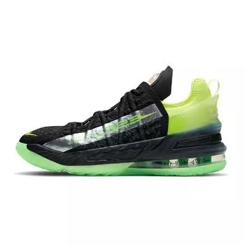 Детские кроссовки Nike LeBron 18 GS Black Crimson Volt Ярко-Малиновый Total-Orange CW2760-009 37.5