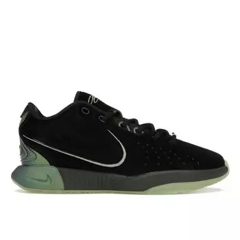 Детские кроссовки Nike LeBron 21 GS Tahitian черный железно-серый масляно-зеленый FB7699-001 33.5