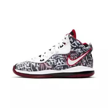 Детские кроссовки Nike LeBron 8 PS Graffiti Black Sport-Red White DH3239-001 28