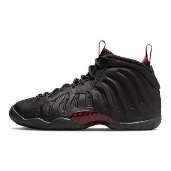 Детские кроссовки Nike Little Posite One GS Bred черные, университетский красный DV3773-001 35.5