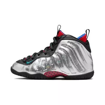 Детские кроссовки Nike Little Posite One PS All-Star Silver Metallic-Silver Dusty Cactus FJ3304-001 28
