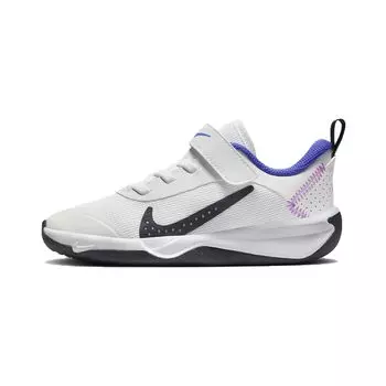 Детские кроссовки Nike Omni Multi-Court PS White Dark Obsidian Light-Ultramarine Fuchsia-Dream DM9026-104 28