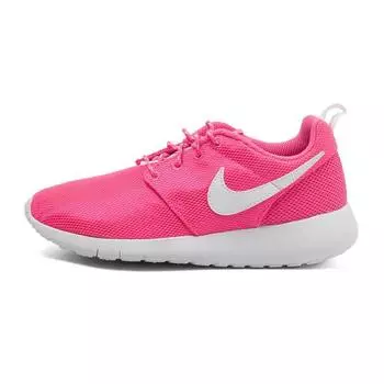 Детские кроссовки Nike Roshe One GS Pink Blast белые 599729-611 36