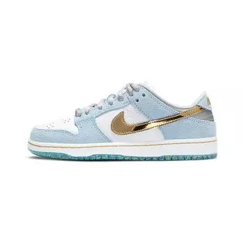 Детские кроссовки Nike Sean Cliver x Dunk Low SB PS Holiday Special Blue White Psychic-Blue DJ2519-400