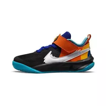 Детские кроссовки Nike Space Jam x Team Hustle D10 SE PS Tune Squad, разноцветные, черные, Hyper-Royal DH8055-001 29.5