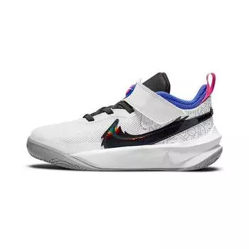 Детские кроссовки Nike Space Jam x Team Hustle D10 SE PS Computer Chip White Hyper-Royal Pink-Blast DH8055-100 28