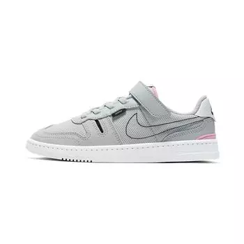 Детские кроссовки Nike Squash Type PS Grey Fog Pink, белые, черные CJ4120-002