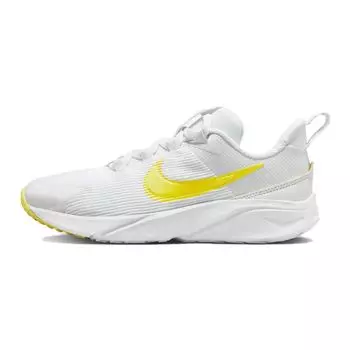 Детские кроссовки Nike Star Runner 4 PS Summit White Opti Yellow Vivid-Sulfur DX7614-101 29.5