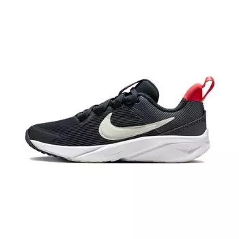 Детские кроссовки Nike Star Runner 4 PS Dark Obsidian Phantom синие ярко-малиновые Summit-белые DX7614-401 28