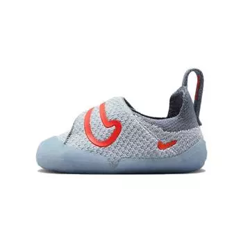 Детские кроссовки Nike Swoosh 1 TD Light Armory Blue Hyper Orange Football-серый пепельно-шиферный FB3244-400 18.5