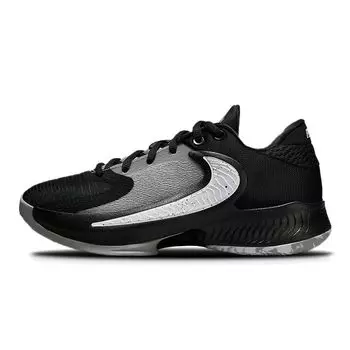 Детские кроссовки Nike Zoom Freak 4 GS Zeus черные светло-дымчато-серые университетские синие DQ0553-001 38