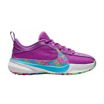 Детские кроссовки Nike Zoom Freak 5 GS Alphabet Bros Фиолетовый Bold-Berry Fuchsia-Dream DZ4486-500 36