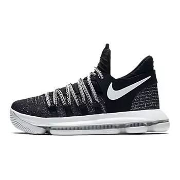 Детские кроссовки Nike Zoom KD 10 GS Oreo Черный Серый 918365-001 36