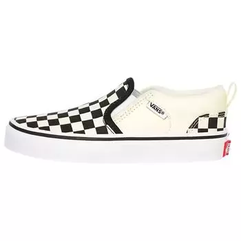 Детские кроссовки Vans Asher Kids Checkerboard Black Natural VN000VH0IPD