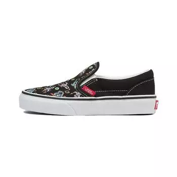 Детские кроссовки Vans Classic Slip-On V Kids DJ Rocket Jam Black Dj-Rocket-Jam-Black Multi VN0A5KXMBOV 34