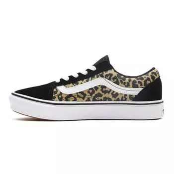 Детские кроссовки Vans ComfyCush Old Skool Kids Leopard Black True-White VN0A4UHA3I6