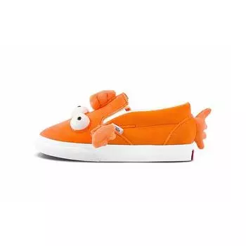 Детские кроссовки Vans The Simpsons x Fish Slip-On TD Blinky Оранжевые VN0A4VJV16W