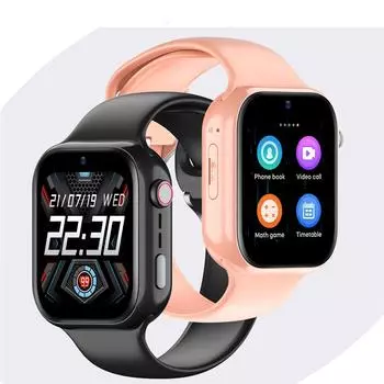 Детские умные часы 4G, GPS, Wi-Fi, LBS, местоположение, SOS-вызов, голосовой видеозвонок, телефонные часы, шагомер, трекер, 1000 мАч, детские часы.