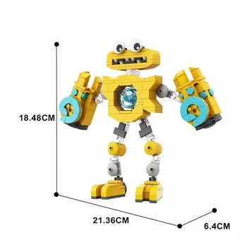 Детский 3D Wubbox My Singing Monster Большой пластиковый игровой конструктор для подростков и детей