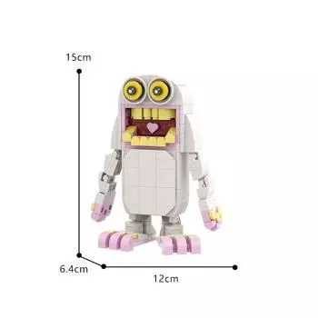 Детский 3D Wubbox My Singing Monster, пластиковый игровой конструктор для подростков и детей