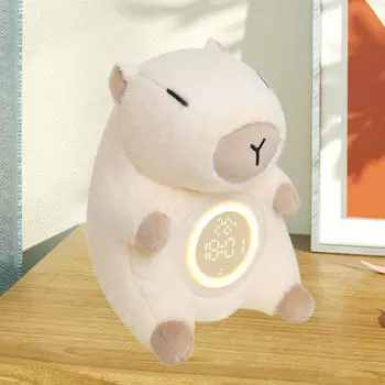 Детский будильник Capybara, детская спальня, плюшевая игрушка Time to Wake, милая