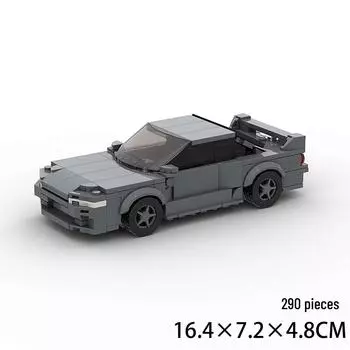 Детский конструктор гоночного автомобиля Nissan R32 Skyline GT-R, совместимый с Lego