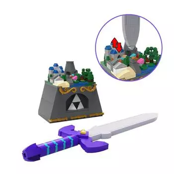Детский конструктор Master Sword, игрушка в подарок