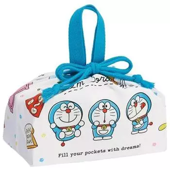 Детский ланч-бокс Skater, сумка на шнурке, дизайн Doraemon Line, Sanrio, сделано в Японии, KB7-A