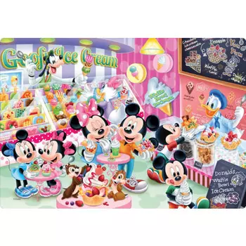 Детский пазл из 60 деталей. Найдите его в магазине мороженого Disney! [Детская головоломка]