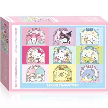 Детский пазл Sanrio Персонажи Коллекция SAN-A03-028, 300 деталей, разные цвета Пазл, Детские игры, Развивающие игрушки